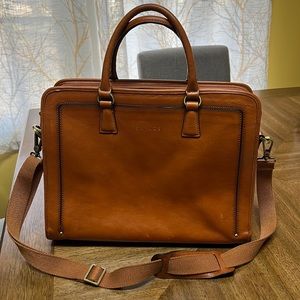 Banuce leather briefcase/laptop bag